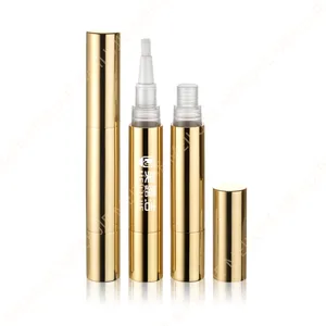 Individueller 4 ml flüssiger Lippenstift Nagelhautöl Twist Kosmetikstift Aluminium matte Oberfläche luxuriöses Rohr mit Bürsten-Schwammspitze