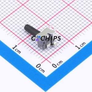 GT-TB092B-H100-L1 Tactile Switch Through hole,4.5x5.5x10mm Switch Single Pole Single Throw Round Button 2.5N Right Angle Insert - Product Image 2