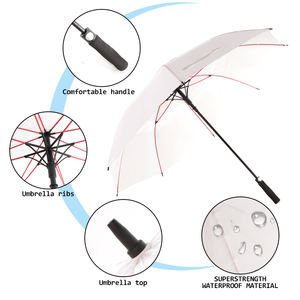 Parapluie de golf durable coupe-vent extra large de 62 pouces de qualité supérieure pour les golfeurs Beach Party Business Protection contre la pluie - Product Image 2