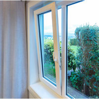 Modernes Aluminium-Dreh-Kipp-Fenster in Maßanfertigung mit Thermischer Trennung für Haus und Villa Inneneinrichtung