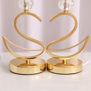 Modern Creative Nordic Style Hotel Room Table <b>Lamp</b> Cozy Bedroom Wrought Iron Bedside Night Light Home Decoration Lightweight 2kg - Product Image 2