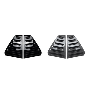 Autocollants de fenêtre à texture en Fiber de carbone, pour Volkswagen Golf 6 Mk6 2008 – 2012, adhésif rectangulaire à adhérence statique - Product Image 2