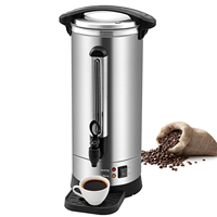 Vente en gros Urne électrique à café et eau chaude en acier inoxydable de qualité commerciale pour restaurant, buffet et hôtel