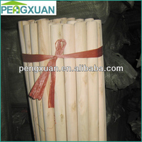 Bâtons en bois d'eucalyptus ronds écologiques de 70 à 220 cm de longueur pour drapeaux