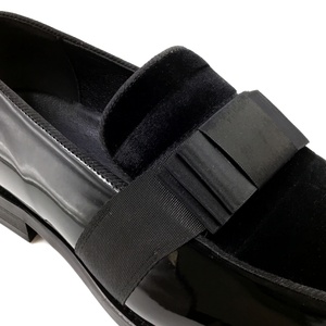 Chaussures de mariage et Richelieu en cuir véritable noir brillant de haute qualité, fabriquées à la main en Italie, avec logo personnalisé, marque originale - Product Image 6