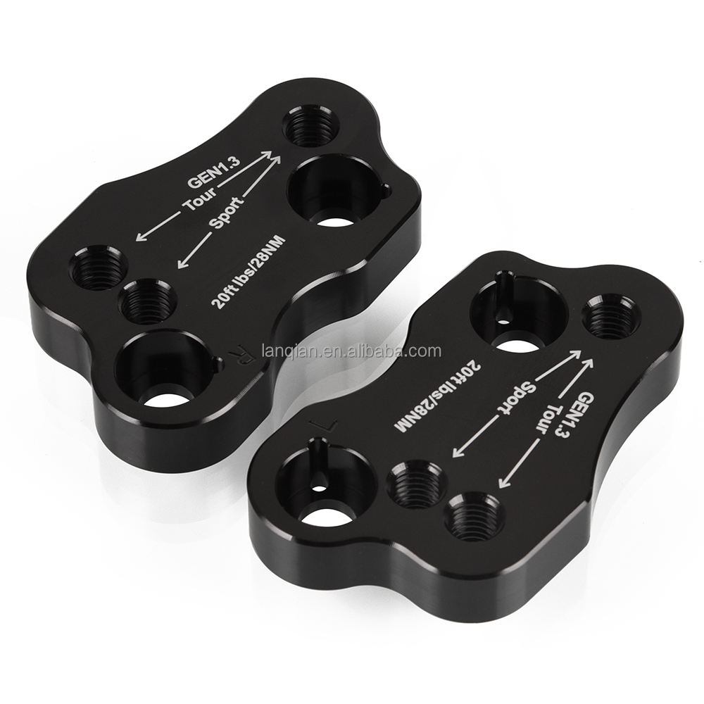 CNC Aluminum Motorcycle Accessories for HONDA Goldwing GL1800 2018-2021 19  Handlebar Risers Handle Bar Clamp Riser Adapter Upper