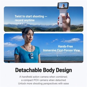 Caméra d'<span class=keywords><strong>action</strong></span> portable SJCAM C400pro, kit, vidéo 4K30FPS, 24MP, écran tactile de 1,3 pouce, stabilisation gyroscopique 6 axes - Product Image 3