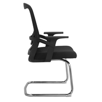 Chaise de bureau ergonomique pour personnel et visiteurs avec livraison gratuite, en plastique, mousse, contreplaqué et maille