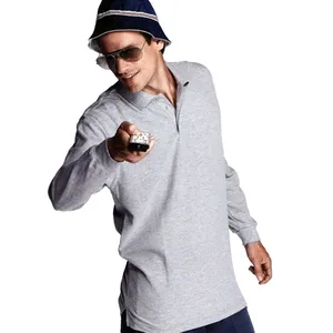 Polo de manga larga BECKER, merchandising personalizado - Product Image 1