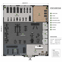 Equipo de Gimnasio Profesional FRS, Máquina de Fitness Todo en Uno, Paquete de Entrenamiento de Fuerza, Uso Comercial, Ejercicio de Cuerpo Completo