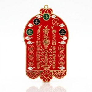 Colgante Taoísta Tai <span class=keywords><strong>Sui</strong></span> 2026, Amuleto del General Wenzhe del Año Bingwu, Aleación de Zinc, Feng Shui, para Coche o Bolso, Medalla Personalizada OEM - Product Image 6