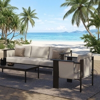 Modernes Outdoor-Sofa Aluminium-Gartenmöbel-Set Villa Outdoor-Sofa Hotel-Garten-Sets Resort Terrassen-Poolside-Sofa