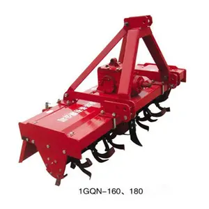 低价库存新型花园拖拉机耕作机附件旋耕机1GQN-140由30hp 40hp拖拉机动力输出提供动力，用于农业