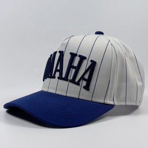 Gorro de Béisbol de Alta Calidad Personalizado <span class=keywords><strong>OMAHA</strong></span>, Estilo Snapback de Dos Tonos, Estructurado, Unisex, Deportivo, de Golf, de 5 Paneles, Premium, OEM - Product Image 2