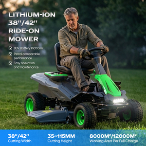 Hantechn <span class=keywords><strong>pour</strong></span> Tracteur de Tonte Agricole 224cc 660mm Lithium-ion à Quatre Roues avec Bac de Collecte DIY Sans Fil - Product Image 2
