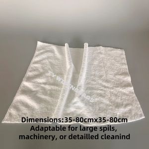 Chiffons de nettoyage thermiques en <span class=keywords><strong>flanelle</strong></span> blanche, boîte de 10 lb, 100 chiffons en coton blanc, modèle Face White Towel pour le nettoyage - Product Image 3