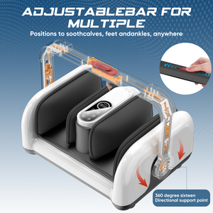 2025 nuevo multifuncional ancianos portátil neuropatía Japón pedicura reflexología eléctrica calor bolsa de aire masajeador de masaje de pies - Product Image 5
