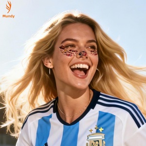 Tatuajes Temporales de la Copa de Fútbol EE. UU.-Canadá-México 2026 - Pegatinas Ecológicas para Animar a los Fans, para Niños y Adultos - Product Image 2