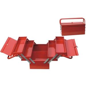 OEM 3 Tiers Cantilever Tool Box Hand Tools Organizer Portable Metal Toolbox