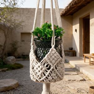 Grands pots à fleurs en céramique - Design moderne et écologique pour plantes grimpantes et succulentes - Utilisation sur bureau et balcon - Vente directe d'usine en gros - Product Image 5