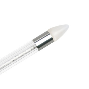 Stylo à double embout en silicone pour nail art, support de diamants, outil de pose à tête angulaire pour la décoration de strass - Product Image 3