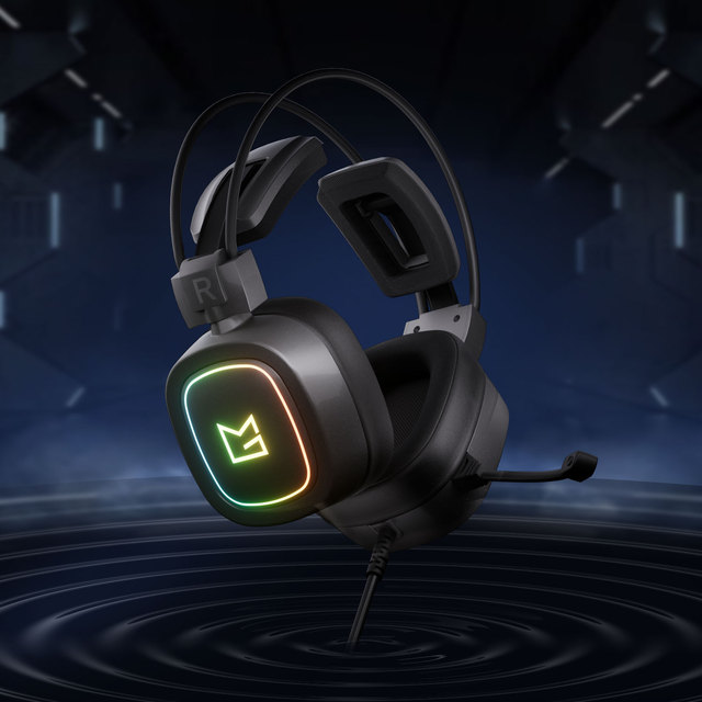 Akko MonsGeek MA01 Noise Cancelling Headphones Wired Gaming Over-Ear Headphones Suitable for Extended Gaming Sessions
