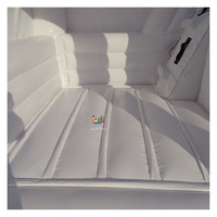 Château gonflable commercial de qualité supérieure pour mariage, combo blanc avec toboggan pour événements de mariage