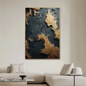Guanjun 40*60cm paesaggio scuro pittura a olio immagine astratta cornice galleggiante pittura su tela