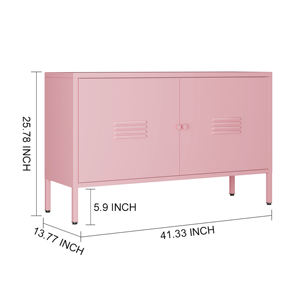 Практичный минималистичный ТВ-шкаф Home Pure White из железа, тумба для хранения, шкафчик для гостиной - Product Image 4