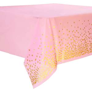 Assiettes en papier jetables, gobelets et serviettes en or <span class=keywords><strong>rose</strong></span>, assiettes de fête, <span class=keywords><strong>vaisselle</strong></span>, ensemble de <span class=keywords><strong>vaisselle</strong></span>, fournitures de fête - Product Image 6