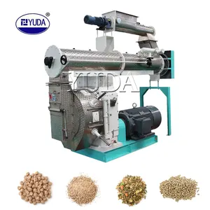 Máquina de pellets de alimentación animal YUDA de alta eficiencia 5-20 T/H para máquina de pellets de alimentación de ganado