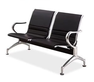 เก้าอี้รอเก้าอี้เก้าอี้สนามบินโลหะพร้อมเบาะเก้าอี้ที่ทันสมัย - Product Image 1