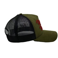 Gorra Trucker de Gamuza con Bordado 3D, Ajustable con Cierre a Presión, Malla Trasera, para Invierno, Estilo Y2K, Hip Hop, para Hombre y Mujer