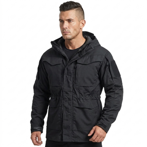 Veste tactique <span class=keywords><strong>camouflage</strong></span> personnalisée AQTQ pour homme, veste de terrain tactique imperméable à capuche pour la randonnée et la chasse en plein air - Product Image 3