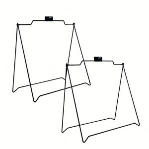 ป้ายเปิดร้าน ป้ายตั้งพื้น ป้ายโลหะแบบพับได้ ป้ายตั้งพื้นแบบพกพา ป้ายตั้งข้างทางเท้า - Product Image 1