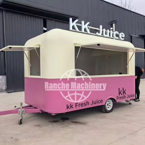Camion de restauration mobile à grande capacité en acier inoxydable à 4 roues avec suivi GPS pour la vente de snacks et la restauration - Product Image 1