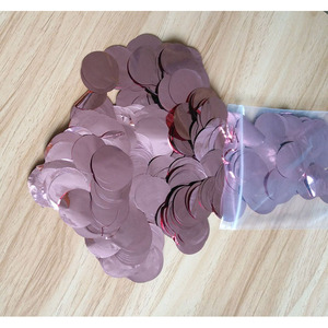 2.5cm Confetti <span class=keywords><strong>argento</strong></span> metallizzato all'ingrosso - Product Image 5