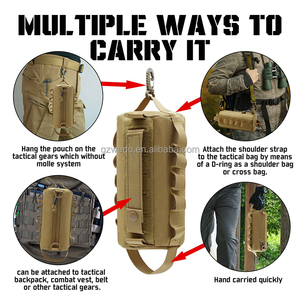 Bolsa de herramientas MOLLE impermeable para walkie-talkie, bolsa de almacenamiento de herramientas EDC multiusos, bolsa de transporte de accesorios médicos EMT para exteriores - Product Image 5