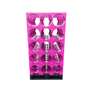 Portaoggetti in plastica per acqua in bottiglia per 5 galloni 20 litri brocche HDPE durevole impilabile Rack - Product Image 6