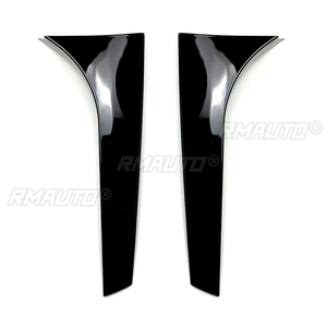Cubierta Decorativa para Alerón Lateral de Ventana Trasera de Coche, Aspecto Negro Brillante/Carbono, para Mercedes-Benz Clase B B180 B200 W246 2012-2018 - Product Image 1