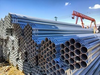 Tuyau en acier au carbone galvanisé GI, schedule 40, galvanisation à chaud, pour plomberie et irrigation, certifié UL FM, 30-45 jours
