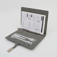 Coffrets cadeaux CARDSILK pour hommes avec bloc-notes A5 à chargement sans fil et papeterie multifonctionnelle avec logo personnalisé, idéal pour les affaires