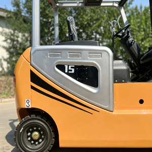 Apilador de 1.5t y 2t de Proveedor Chino con Batería de Plomo-Ácido, Desplazador Lateral Hidráulico y Neumáticos Sólidos para Manipulación de Materiales - Product Image 3