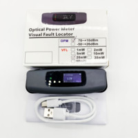 FTTH Baru 2 in 1 Mini Pengukur Daya Optik Isi Ulang dengan VFL -70~+10dBm/-50~+26dBm Pencari Kesalahan Visual 2/5/10/20/30/50mw