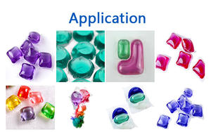 เครื่องบรรจุแคปซูลผงซักฟอก PVA Pvoh ความจุสูง เครื่องผลิตแคปซูลสารทำความสะอาดละลายน้ำได้ - Product Image 4