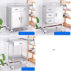 Medisch Ziekenhuis Anesthesie Kar Roestvrijstalen Behandeling <span class=keywords><strong>Trolley</strong></span> Behulpzame En Gemakkelijke Crash Cart Fabrikant - Product Image 2