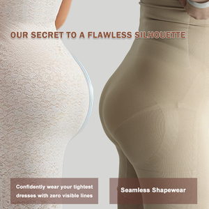 Hygieia <span class=keywords><strong>Short</strong></span> haute compression avec éclair Slim taille haute contrôle serré du ventre Butt Lifter Fajas Shorts Shapewear - Product Image 4