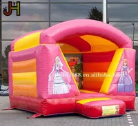 Château gonflable pas cher mini princesse avec toit maison de saut pour les enfants