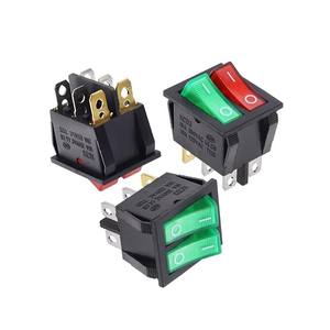 Interruptor basculante Pinch KCD3 de 6 pines y 2 posiciones DPST con luz indicadora roja para planchas eléctricas y calentadores de aceite - Product Image 4