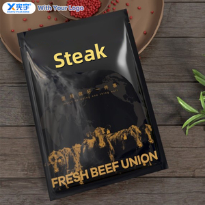 Bolsa de Embalaje de Alimentos Congelados de Nailon PA Impresa Personalizada, Bolsa de Sellado <span class=keywords><strong>al</strong></span> Vacío de Mylar de Grado Alimenticio para Carne de Res, <span class=keywords><strong>Pollo</strong></span>, Tocino, Queso, Pizza - Product Image 3